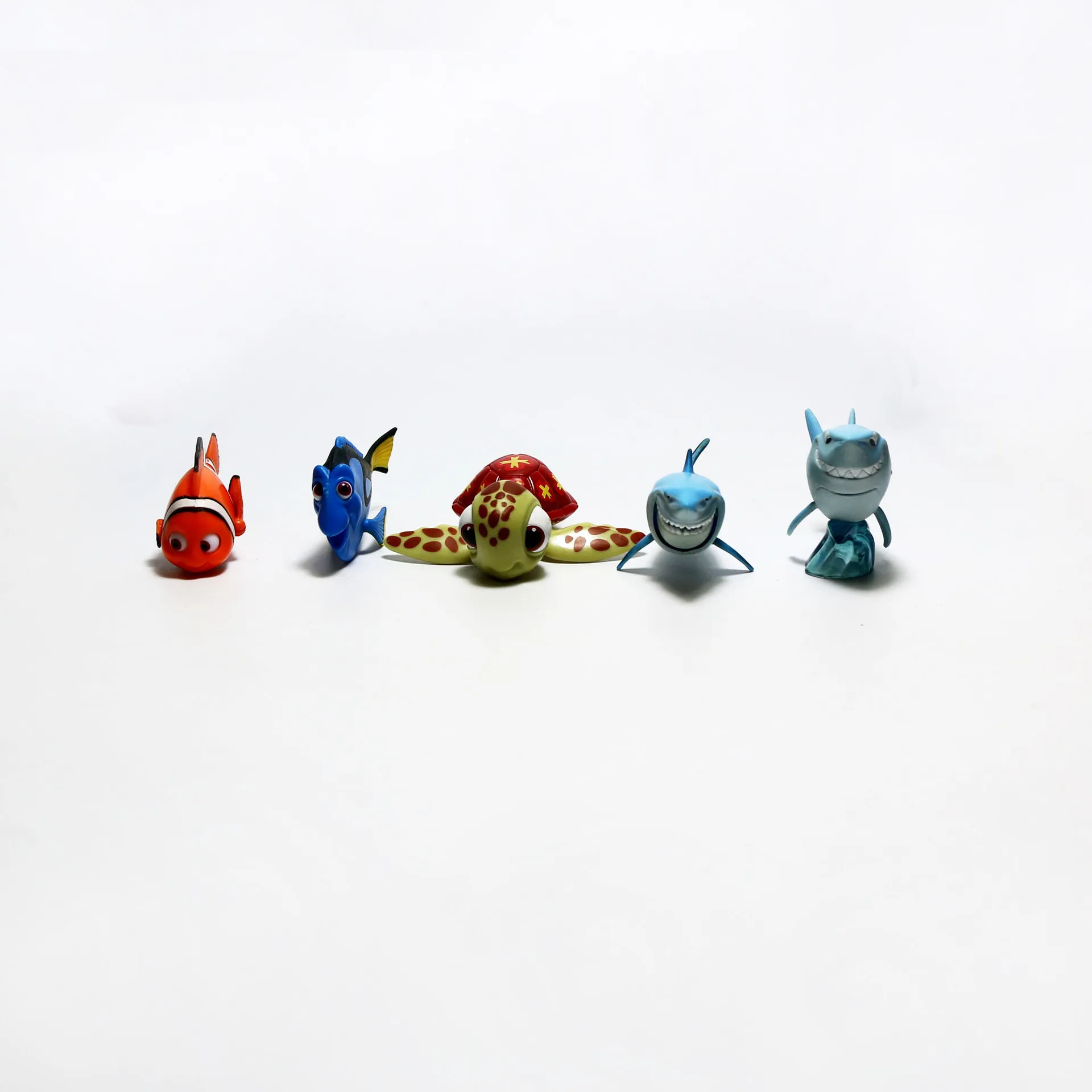 3pcs fish toy 3 шт. 5-8 см без повтора клоун рыбка Немо Дори игрушка Cupule мультфильм рыбы фигурки мини присоска игрушка в капсуле d11 - Цвет: 3pcs fish toy