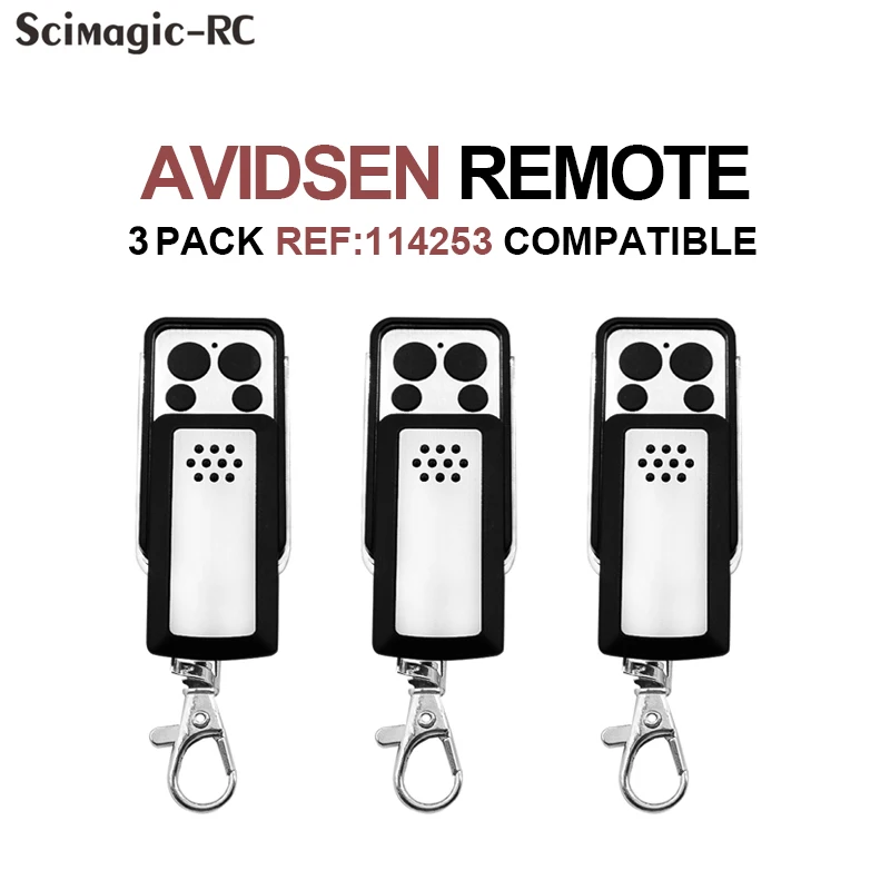 

AVIDSEN 104251 104250 OLD 104257 114253 Gate Remote Control Replacement 3pcs