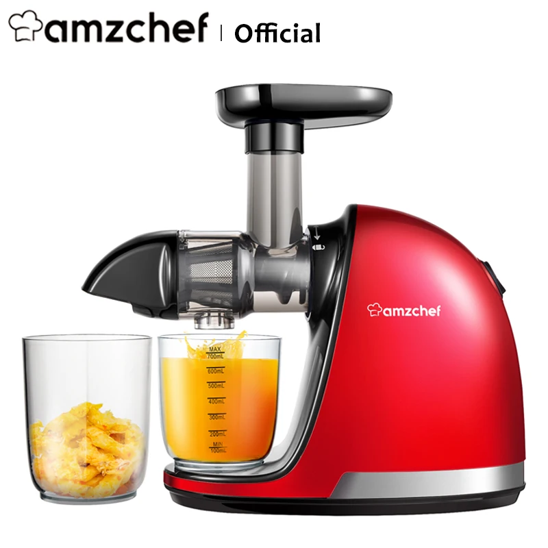 Медленная соковыжималка Amachef ZM1501 без бисфенола А, обратная функциональная многофункциональная 7 спиральная соковыжималка, Макс. Урожайность сока, мин. окисление | Бытовая техника | АлиЭкспресс