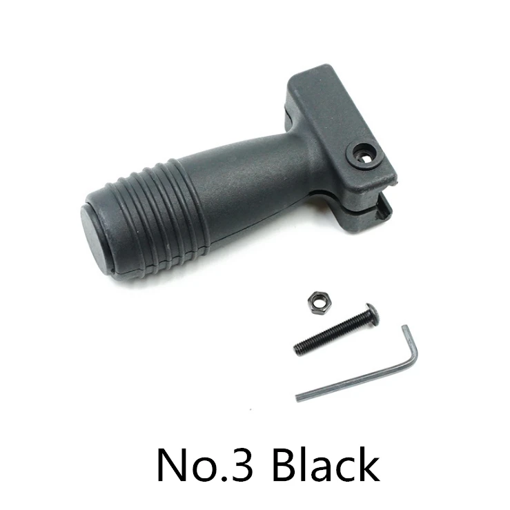 AEG Airsoft Air Guns Toy Tactical DIY Parts Nylon Front Grips RVG PTK TD AFG Paintball Accessories - Цвет: No.3 Black