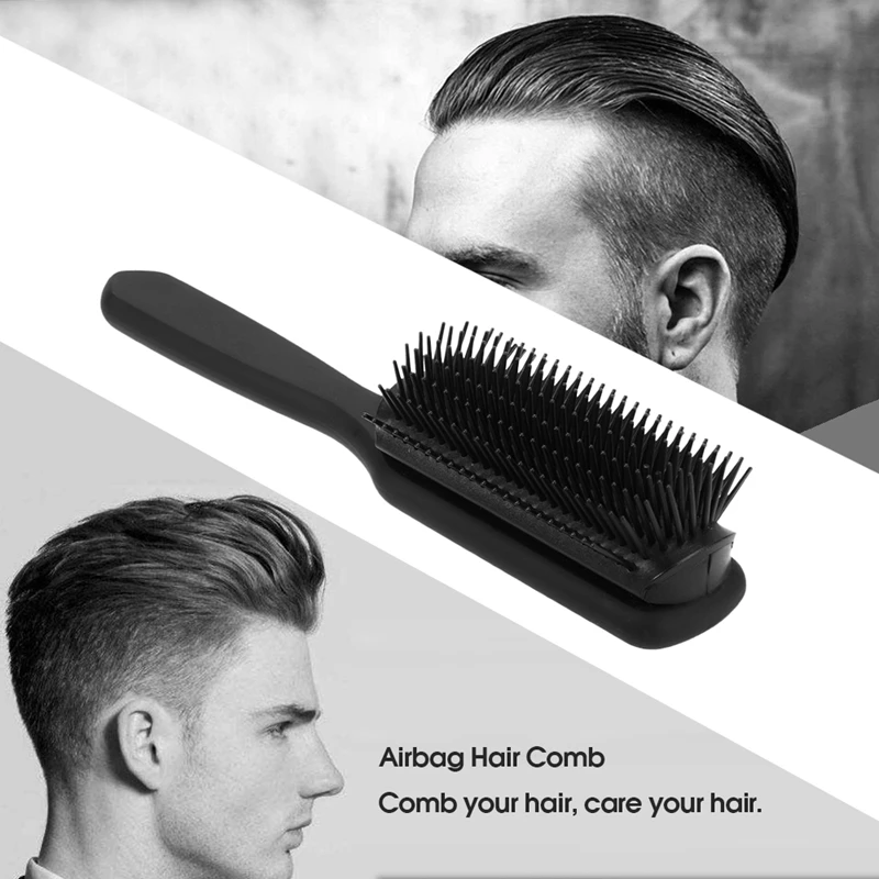

Hair Comb Airbag Brush Anti-Static Hair Brush 9 Rows Plastic Detangling Brush Men Hairdressing Comb Scalp Massage Comb
