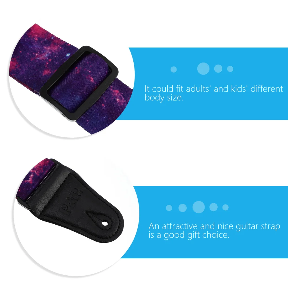 

Guitar Strap Sturdy Guitar Shoulder Belt Durable Instrument Accessory