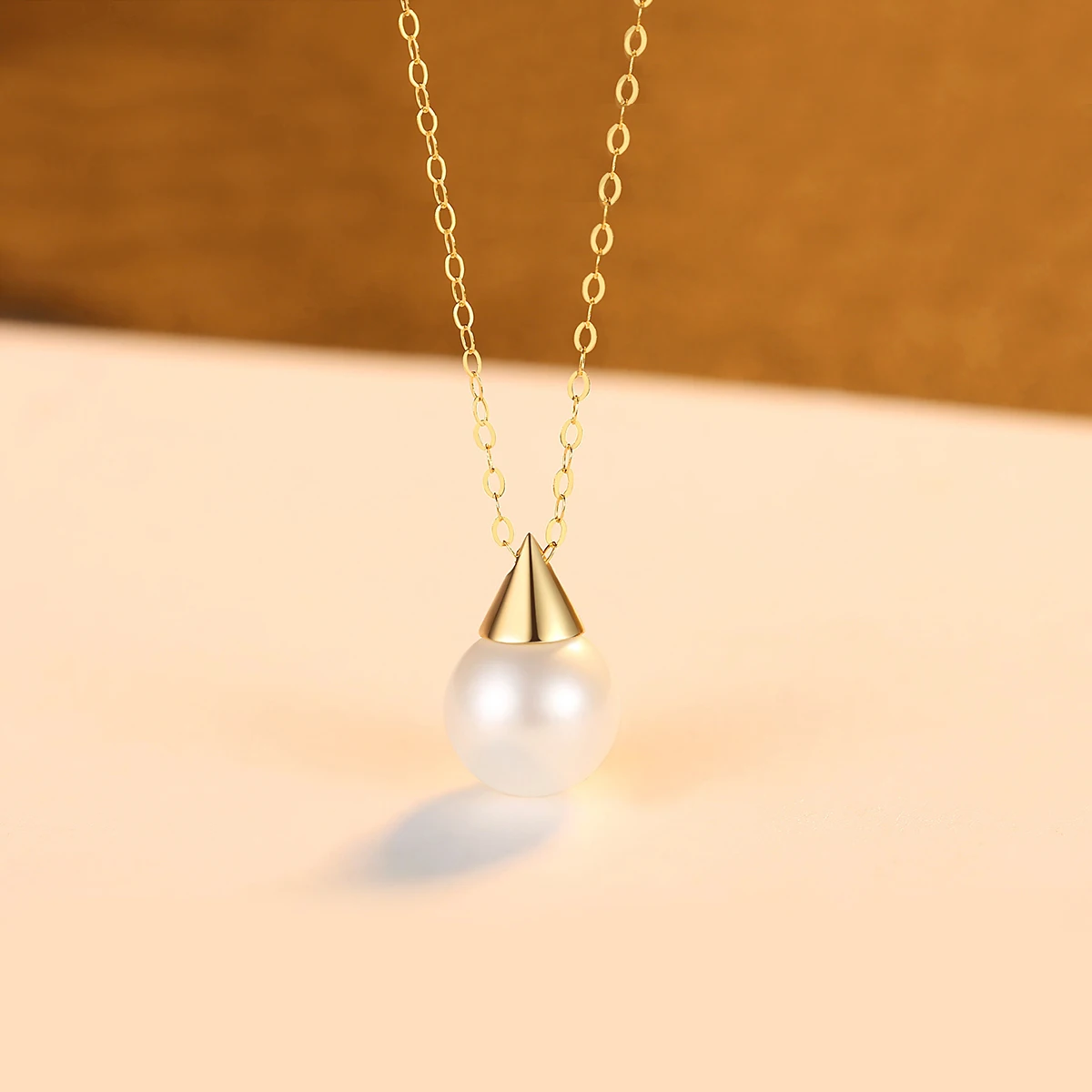 

PAG&MAG Genuine 18K Gold Nagoya Japan Necklace Freashwater Pearl Pendant Necklace For Women Gold 18K Engagement Jewelry N18029