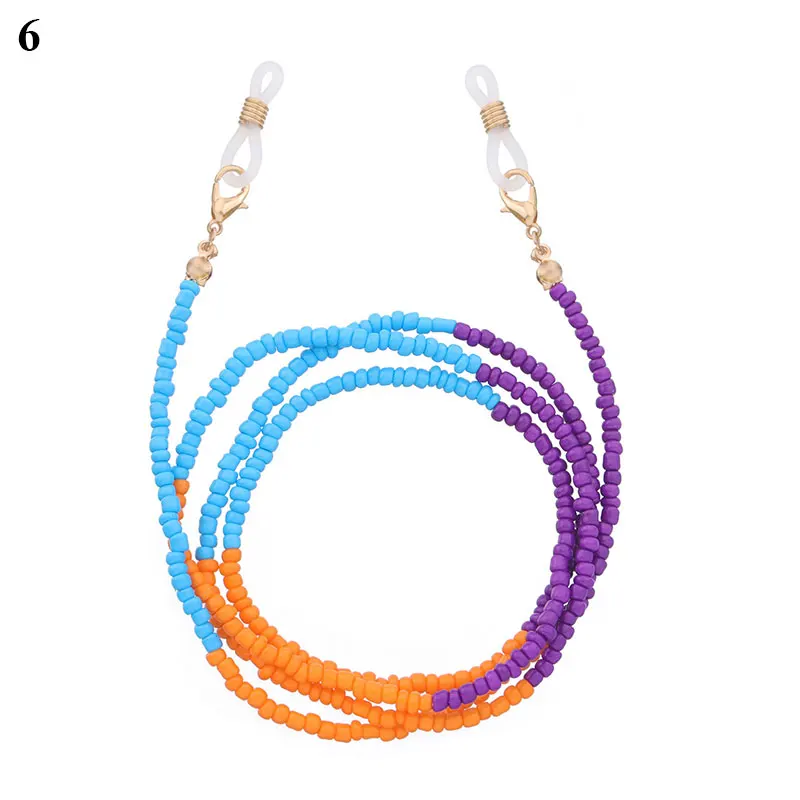 

1Pcs Fashion Reading Glasses Chain Retro Beads Eyeglass Sunglasses Spectacle Cord with Tassels Neck Strap String Chain Eye wear