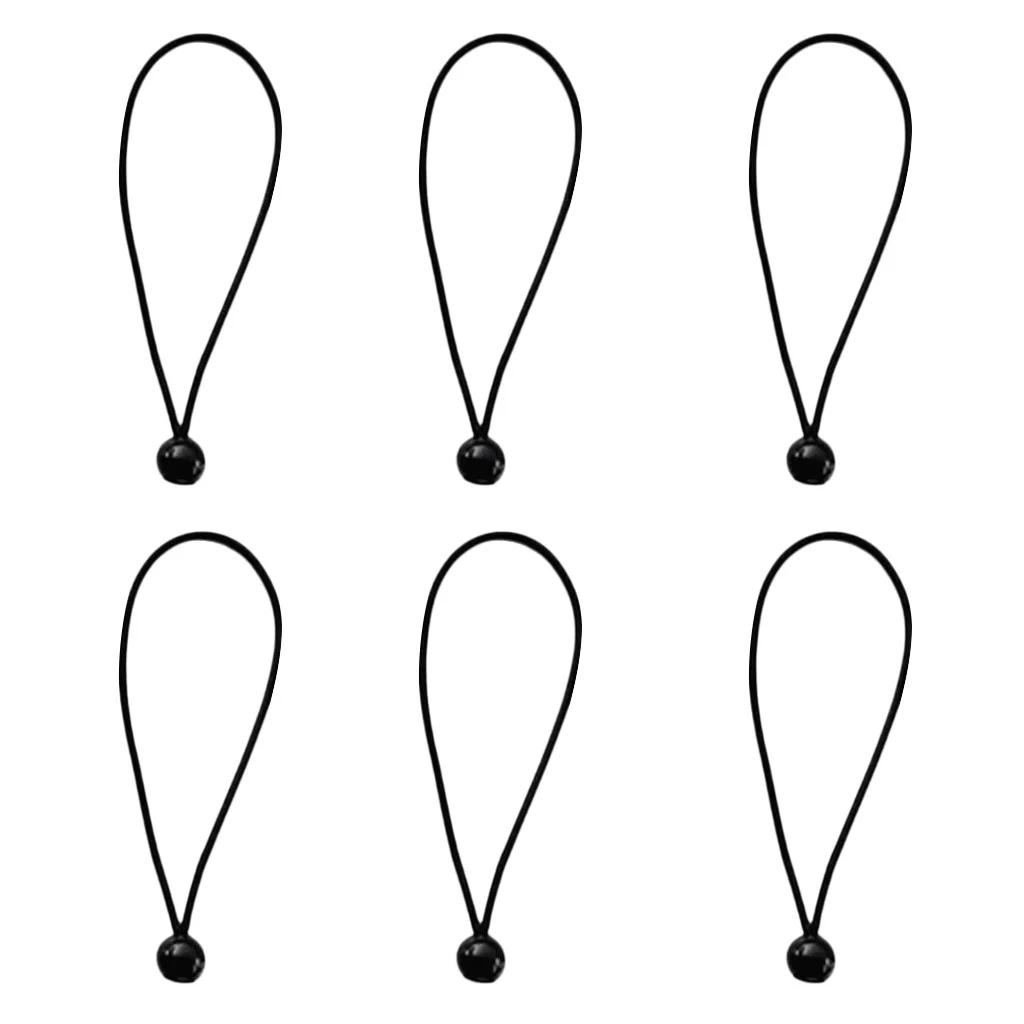 6 шт многоцелевой 5 9 дюймов сверхмощный брезент навес банджи шнуры с шаровой УФ