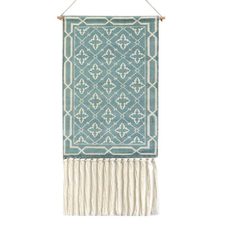 

Woven Wall Hanging Macrametapestry Home Decor Geometric Art Decor Boho Backdrop Dorm Room Door Decoration