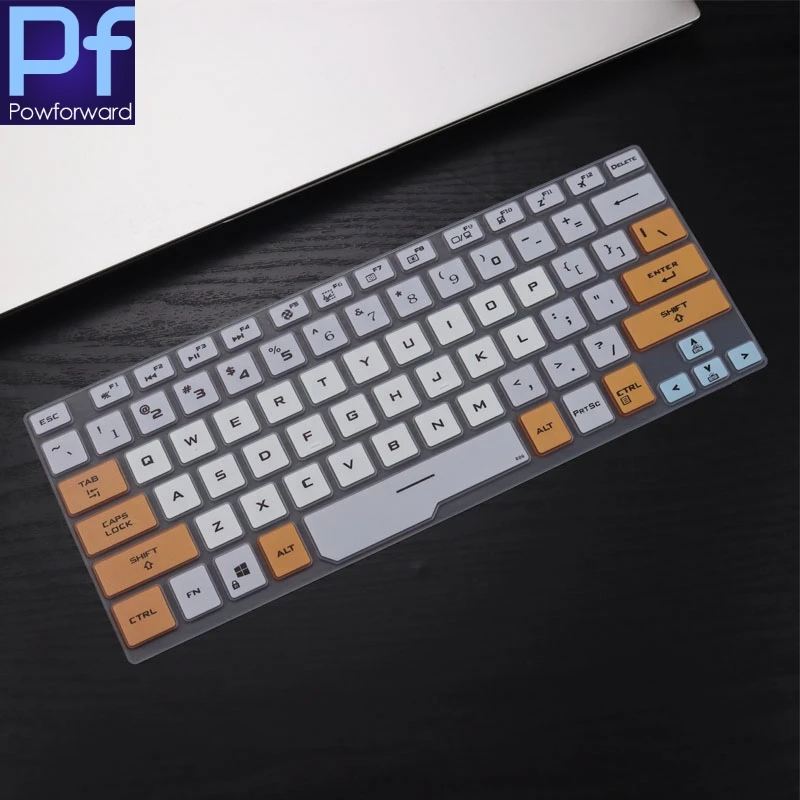 Silicone Clear Keyboard Skin Cover Protector for Asus ROG Zephyrus G14 GA401 GA401ii GA401iv GA401iu 14-inch gaming notebook | Компьютеры
