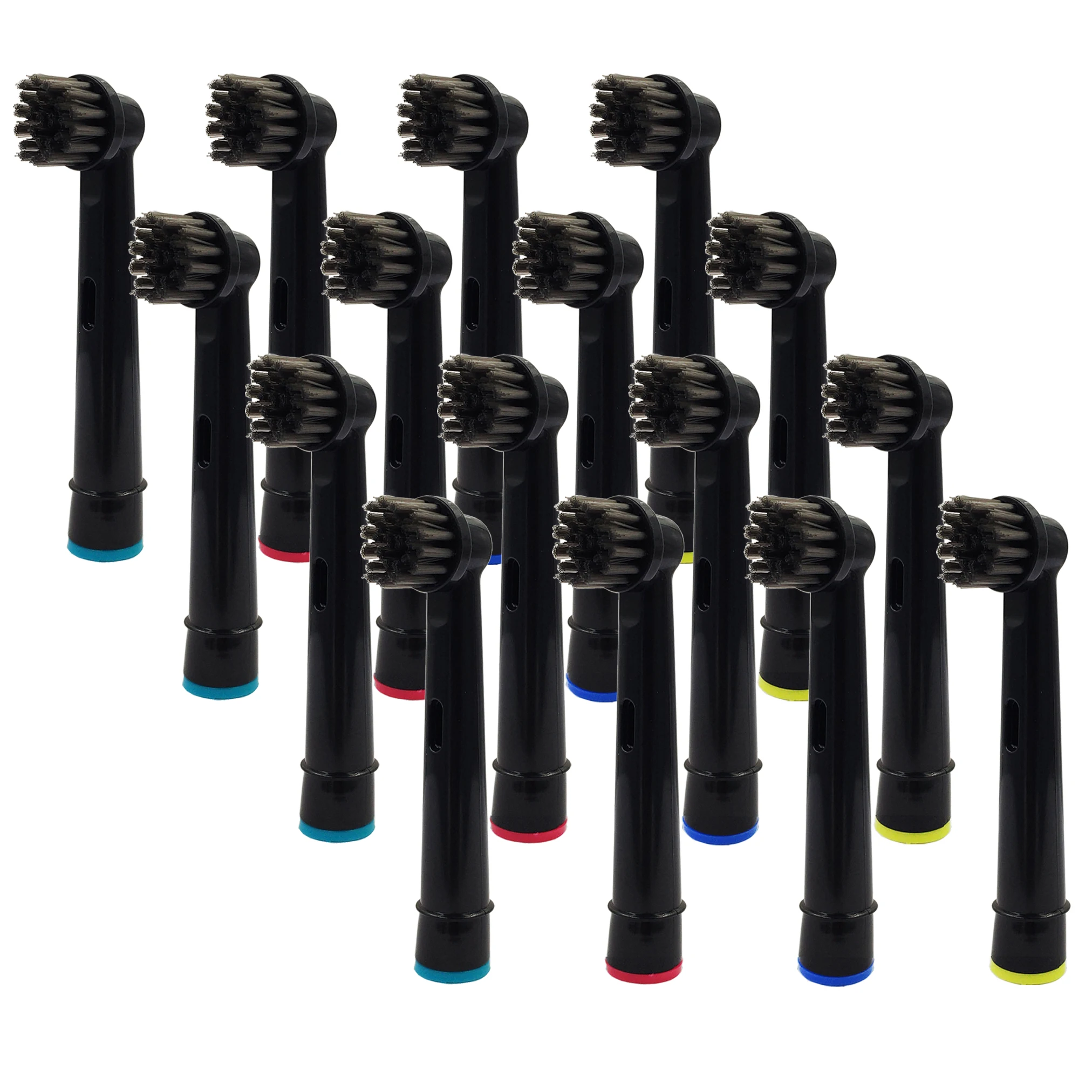 16 шт. щетка с напылением из бамбукового угля головки для зубных щеток Braun oral B D20 D32