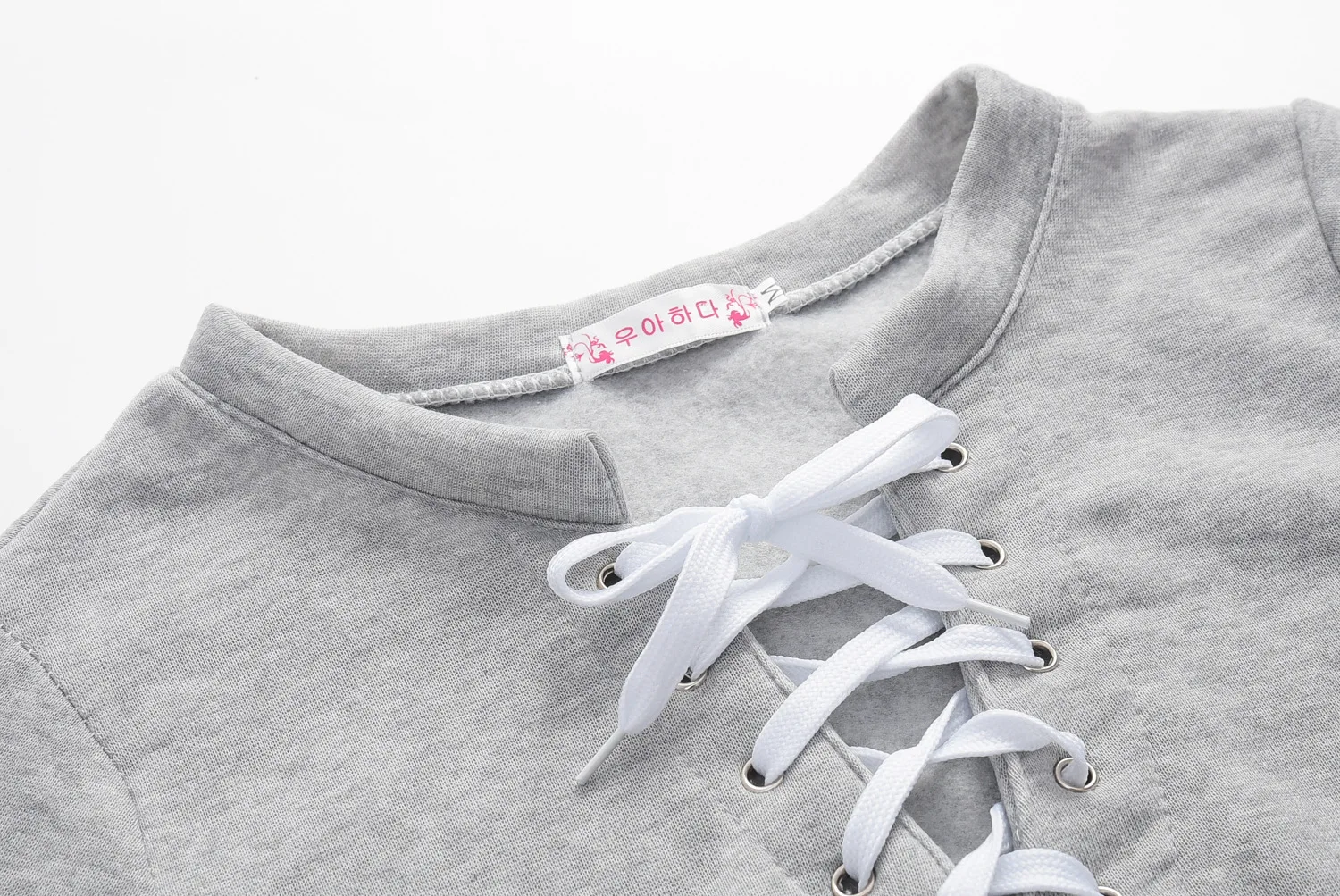 Bandage Crop Top 2022 New Design Hot Sale Hoodies Sweatshirts Women Casual Kawaii Harajuku Sweat Girls European Tops Korean