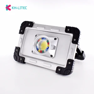 Светодиодный рефлектор 20 Вт с USB зарядкой, светодиодный прожектор, портативный фонарь для кемпинга с аккумулятором 18650