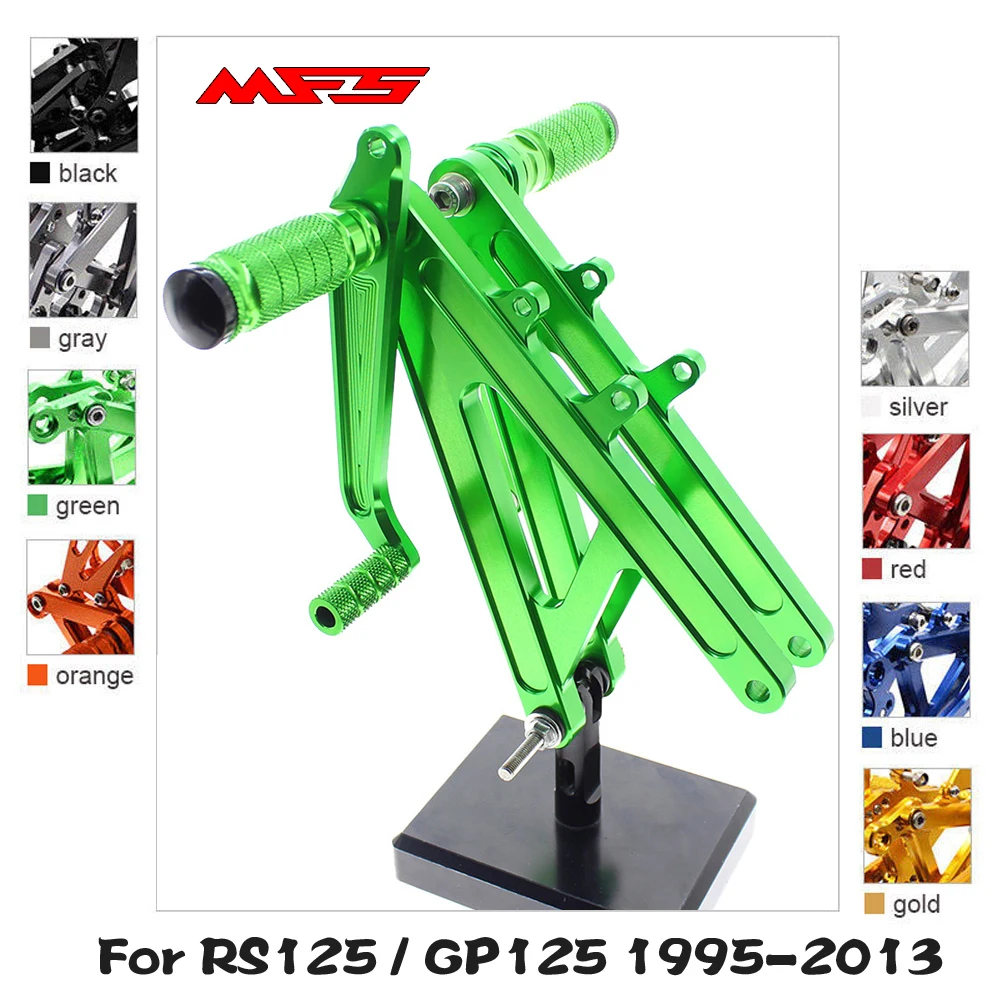 Регулируемые подножки MFS для мотоцикла Honda RS125 GP125 2013 2012 2011 2010 2009 2008 2007|Подставки