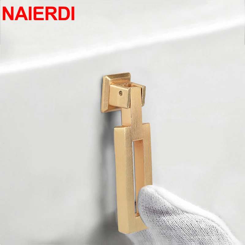 NAIERDI Solid Zinc Alloy European Furniture Handle Vintage Gold Cabinet Pulls Kitchen Cupboard Drawer Knobs Hardware | Обустройство