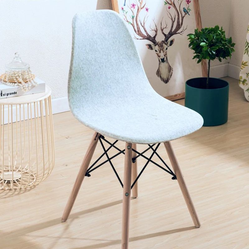 

Многоцветный эластичный дом Стиль Чехол для стула из полиэстера растягивающегося характера ткани скандинавский чехлы для стульев 2021 Стиль...