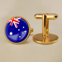 coat of arms of australia australian map flag national emblem cufflinks
