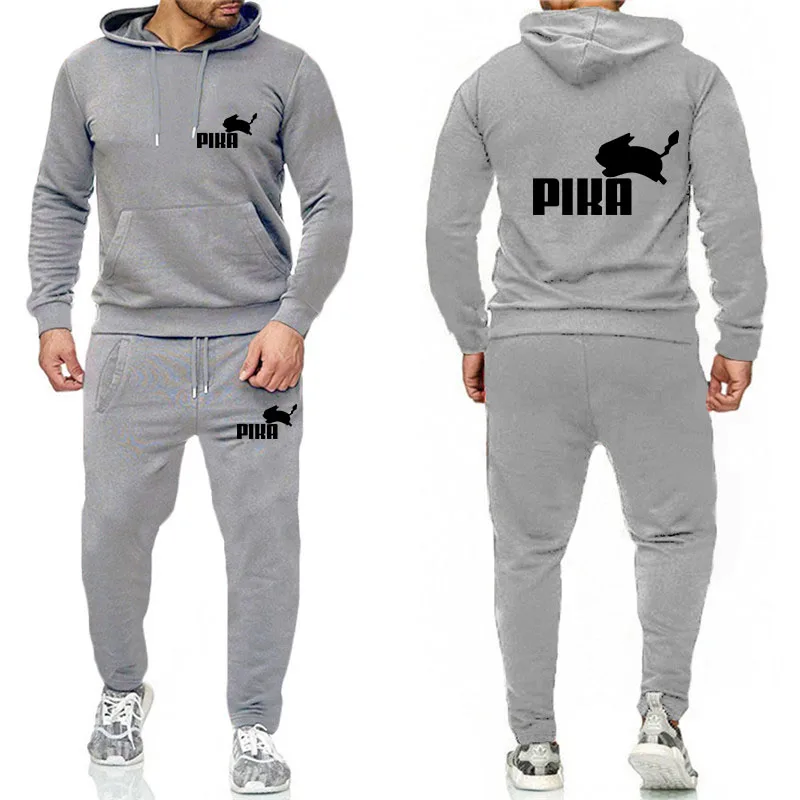 Новая модная брендовая толстовка спортивный костюм с принтом теплые мужские