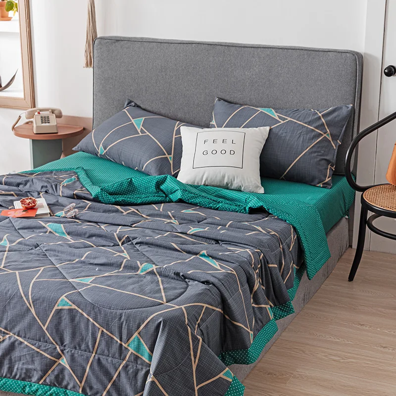 1 шт. покрывало/одеяло из 100% хлопка геометрической формы хорошо использовать в