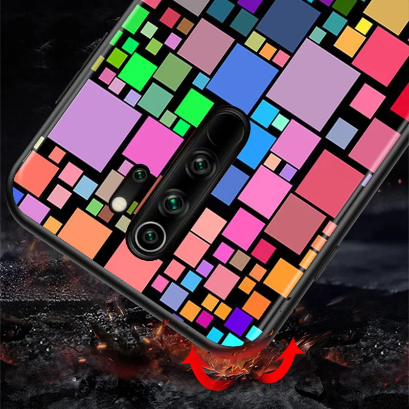 

Color Painted Art For Xiaomi Redmi 9A 9C 9 Prime GO 8A 8 7A 7 S2 6A 6 5 Pro Plus Black Phone Case