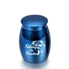 Рыбалка в небе, урны для кремации, банка для рыбы, храма, металлические урны, памятный кулон для праха, сувенирная урна для кремации, ювелирные изделия для мужчин