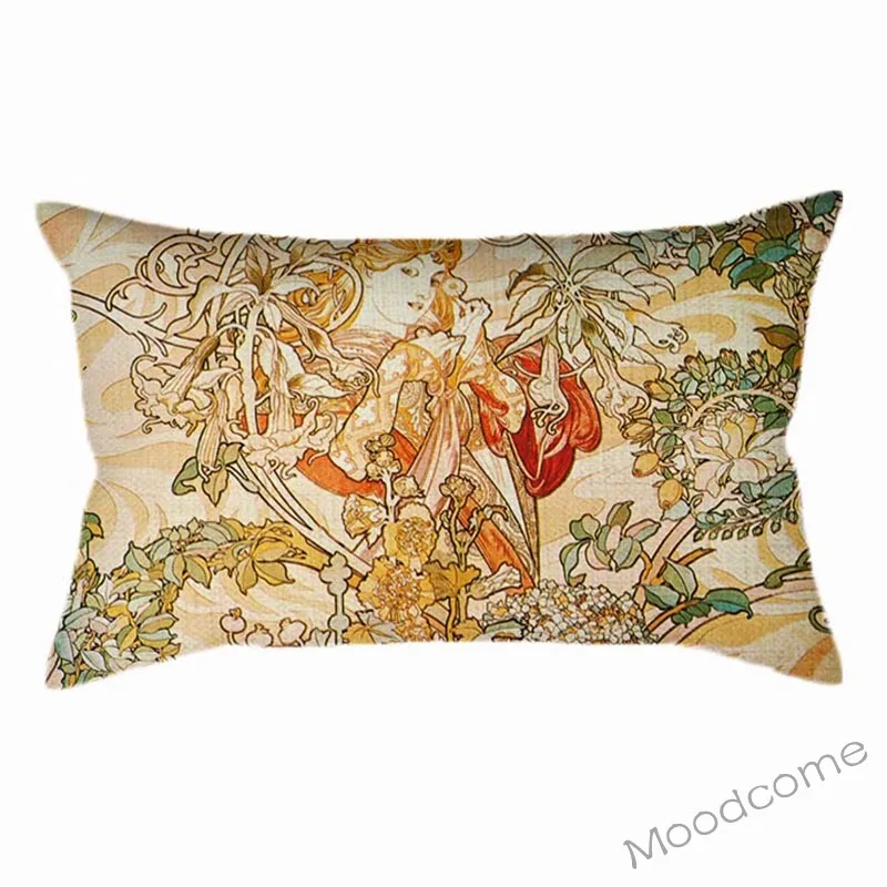 Новинка весенне-осенне-зимняя наволочка для подушки с постером на талию | Дом и