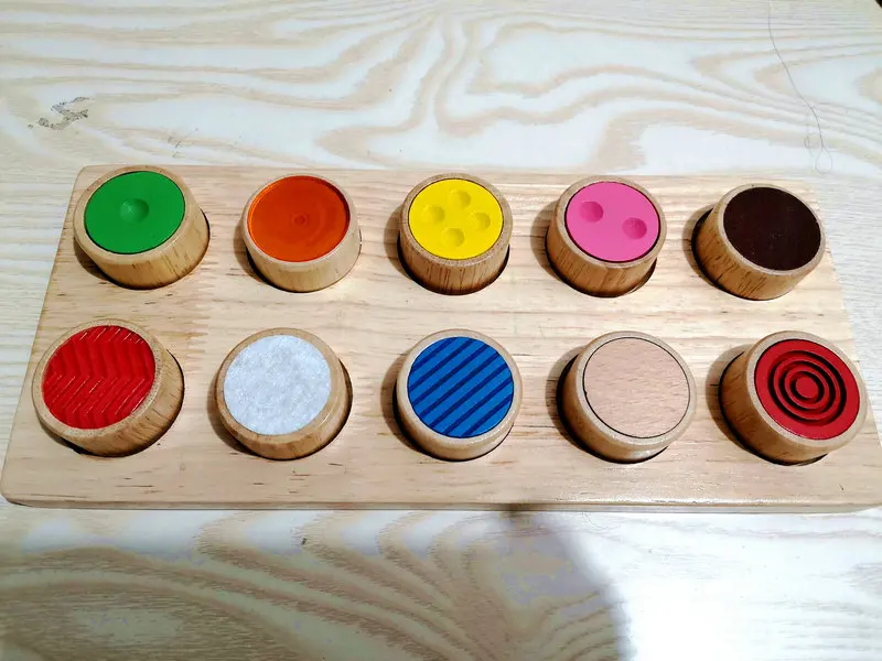 Montessori детские игрушки деревянные блоки Форма Объединенная доска памяти ощущение