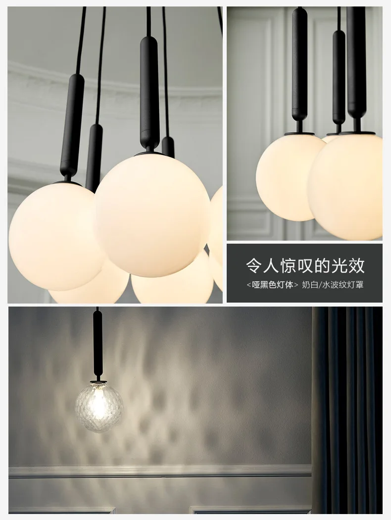 

Home Minimalist bedroom Lamp Clear Glass Globe G4 Led Pendant Lights Dining Room Gold/Chrome Led Hanging Lamp Led DropLight