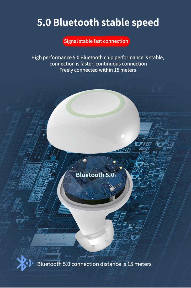 Для S10 TWS Bluetooth 5 0 наушники стерео настоящие беспроводные свободные руки