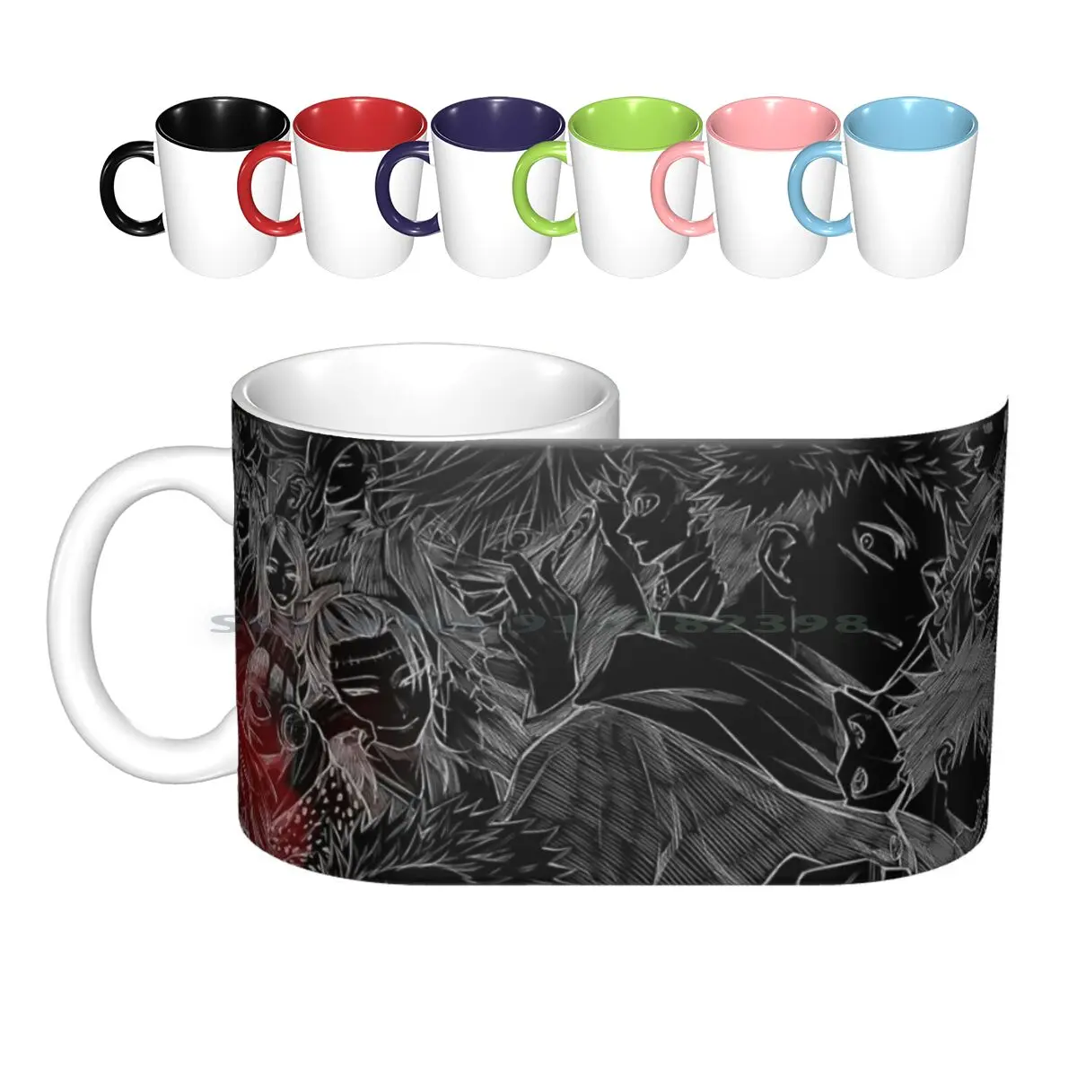 

Керамические кружки 4k с персонажами из юютютсу, кайсен, кофейные чашки, кружка для молока и чая, юютсу, кайсен, ююютсу, кайсу, кайсу, ююютютсу