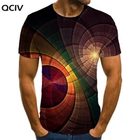 qciv brand colorful t shirt men dizziness shirt print abstraction funny t shirts graphics tshirt printed short sleeve punk rock