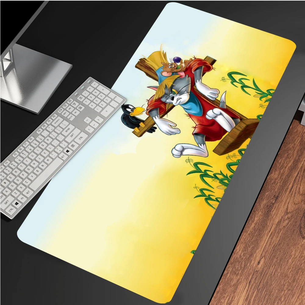 

Коврик для клавиатуры, коврик для мыши и кота, Настольный коврик Xxl, большой коврик для мыши, коврик для мыши в стиле аниме, милый коврик для м...