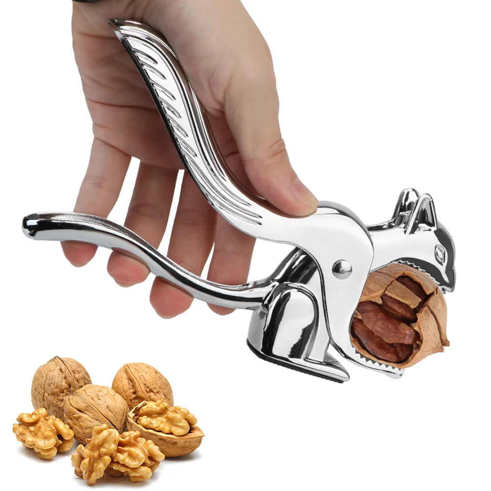Squirrel Shape Nutcracker Almond Nut cracker Quick Walnut Crackers Multi-Function Sheller Opener Pine Pecan Hazelnut Plier