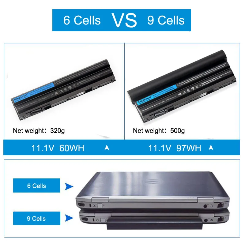 KingSener T54FJ 60Wh ноутбук Батарея для DELL Latitude E5420 E5430 E5520 E5530 E6420 E6430 E6520 E6530 для Inspiron 7420 7520
