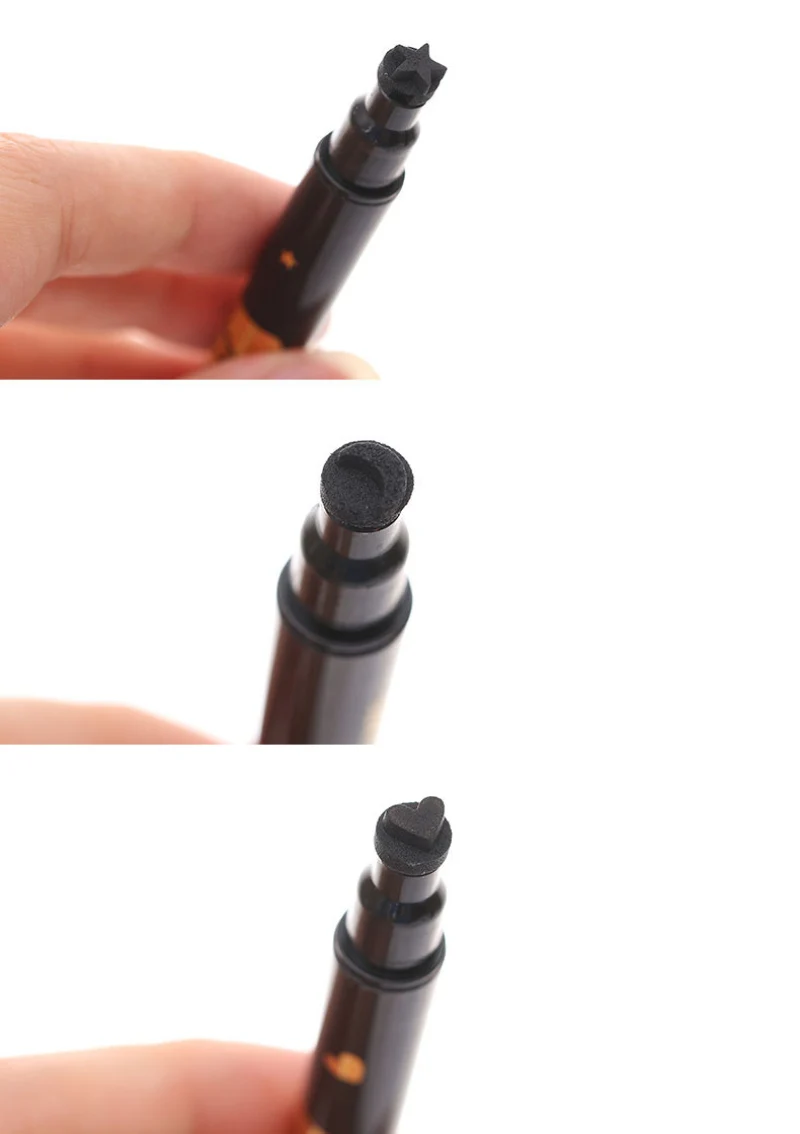 2 In1 Double Head Eyeliner Stamp Liquid Pencil Makeup Moon Star Heart Seal Pen Quick Drying Smooth TSLM2 |