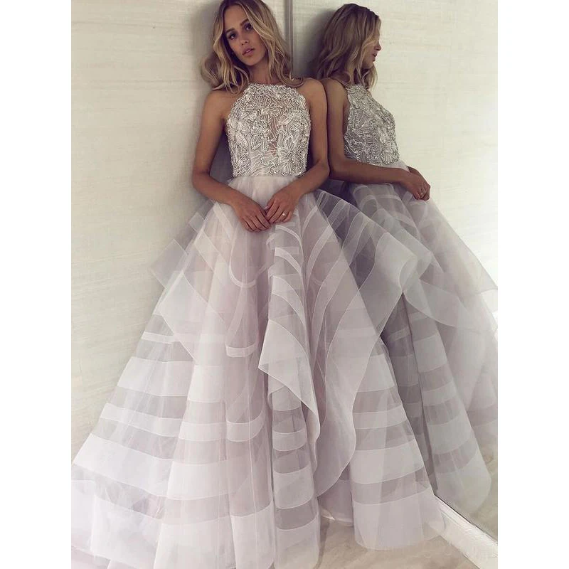 Великолепные свадебные платья Аппликации robe de mariee vestido noiva Длинные с открытыми