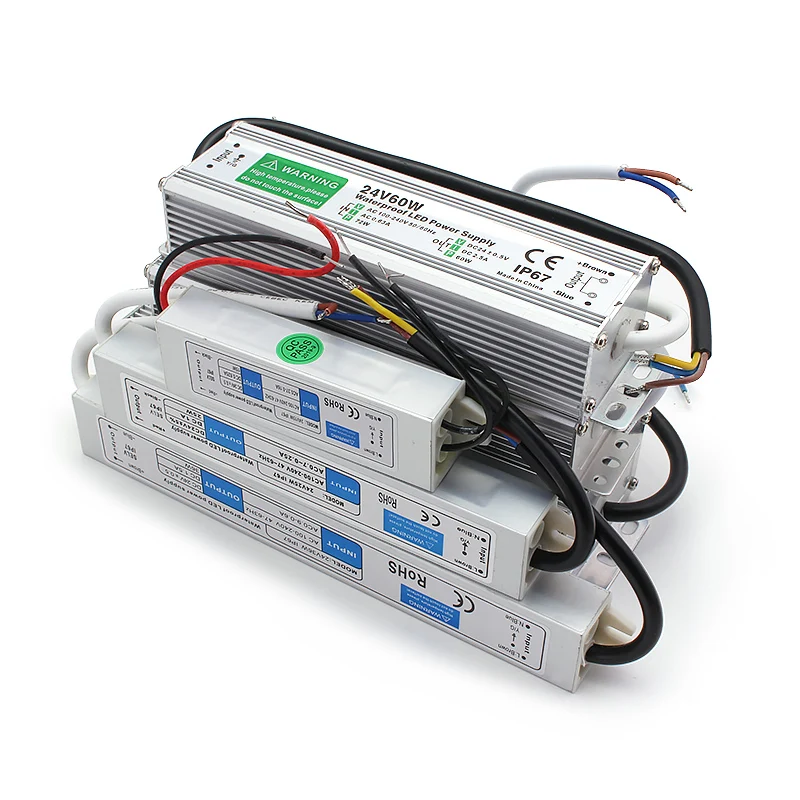 

12V Power Supply DC IP67 Waterproof AC DC Lighting Transformers Power Supply 12 V Volt 10W 20W 25W 30W 45W 50W 60W 80W 120W 150W