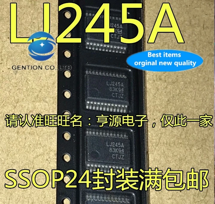 

10 шт. 100% оригинальная новая действительный ассортимент товаров SN74LVC4245ADBR шелковой ширмы LJ245A SSOP-24 трансивер и преобразования уровня толстый