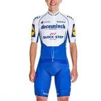 quick step men cycling jersey clothes short sleeve sets ropa ciclismo maillot 2020 pro team bike mtb ropa de hombr bib shorts