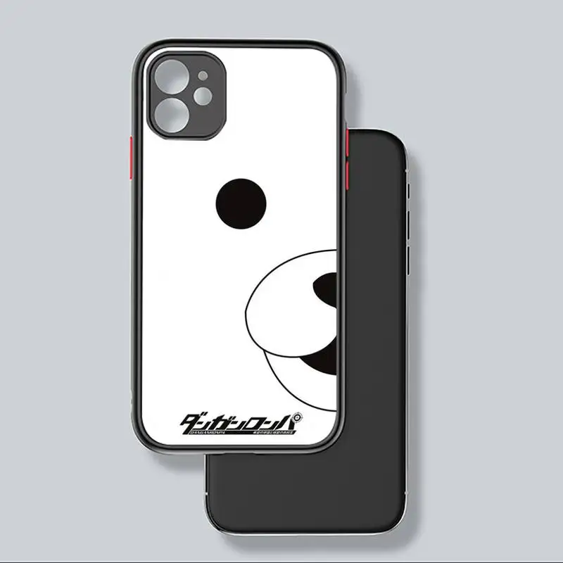 

Danganronpa monokuma Phone Case For iphone 12 11 8 7 plus mini x xs xr pro max matte transparent cover