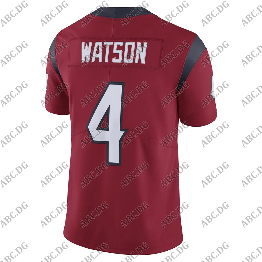 

Customized Stitch American Football Jersey Men Women Kid Youth Deshaun Watson Houston Vapor Limited Jersey - Red