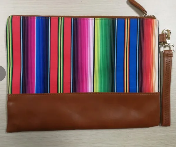 

Retail Colors Striped with Light Brown PU Plaid Cosemtic Bag DOM1131168 Coin Lipstick Holder for Women and Lady