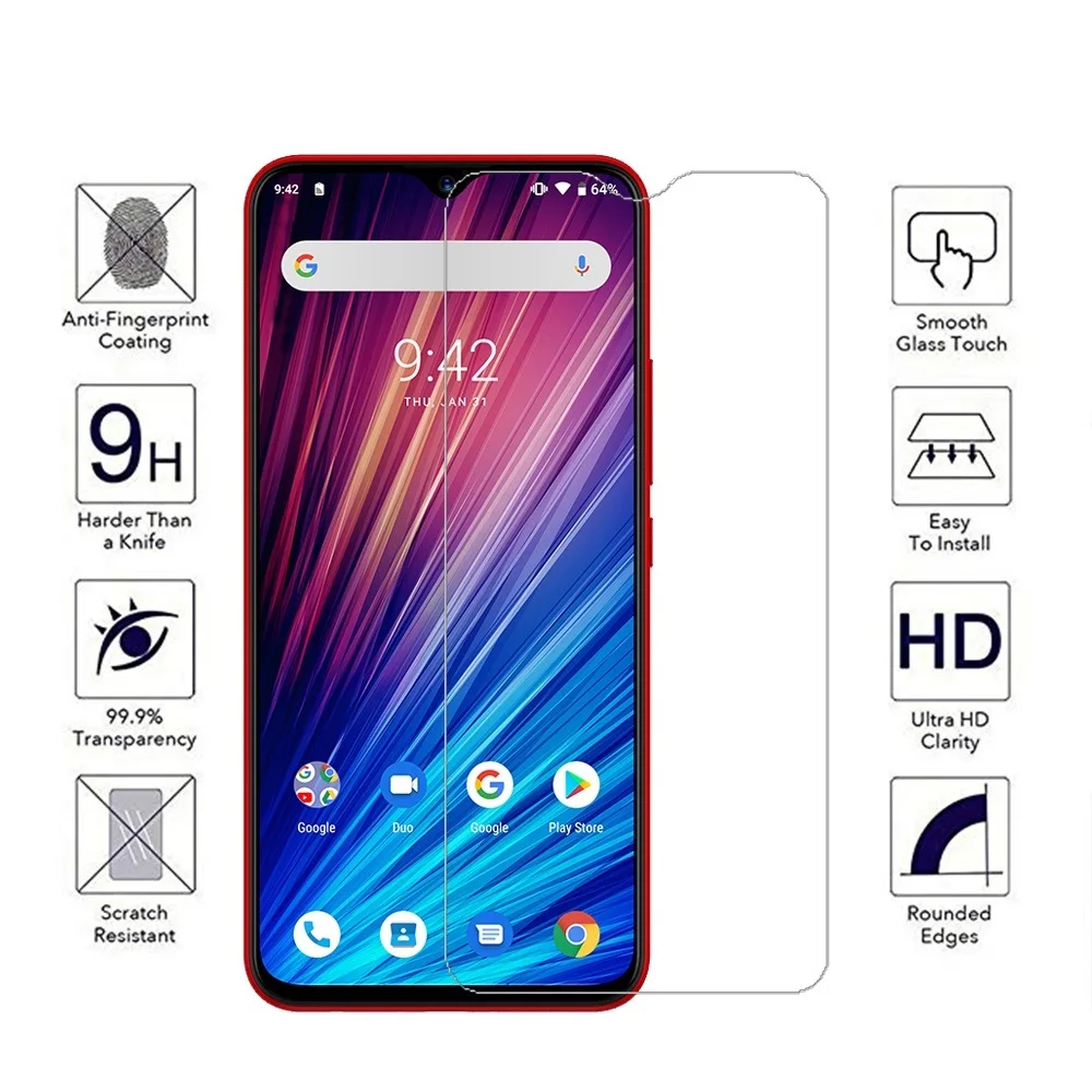 Закаленное стекло Премиум 9H Защитная пленка для экрана Аксессуары UMIDIGI A5 Pro S3 power F1