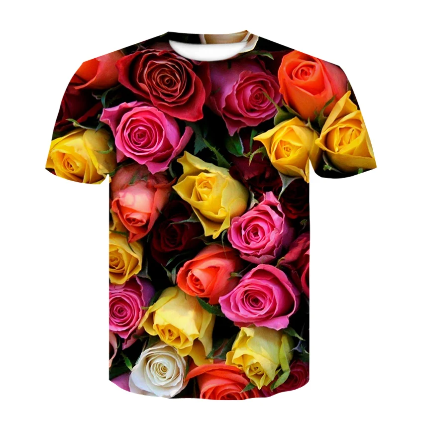

High Street New Products Skull T-shirt Men's Skull T-shirt Punk Rock T-shirt Gun T-shirt 3D Printing Top
