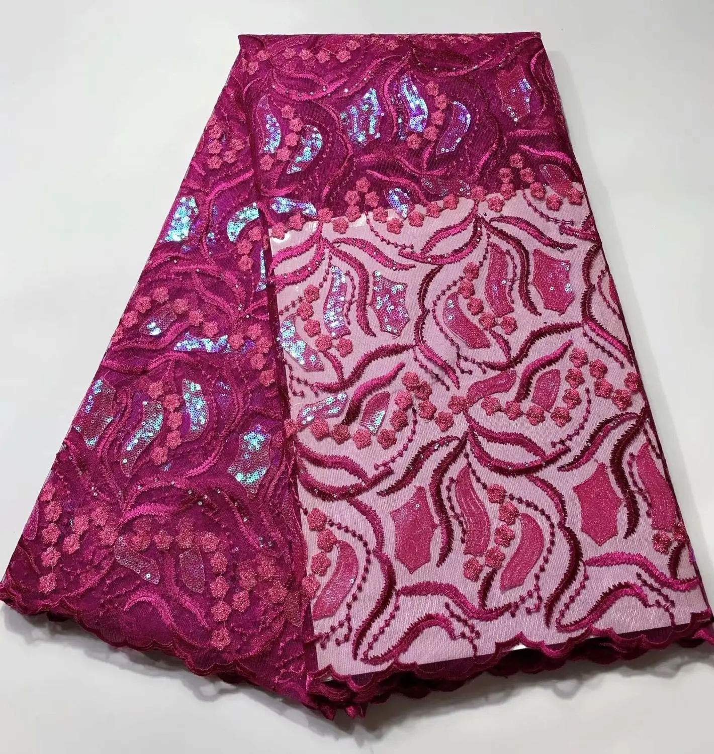 Золотое молочное Шелковое кружево африканская нигерийская Сетка кружевная