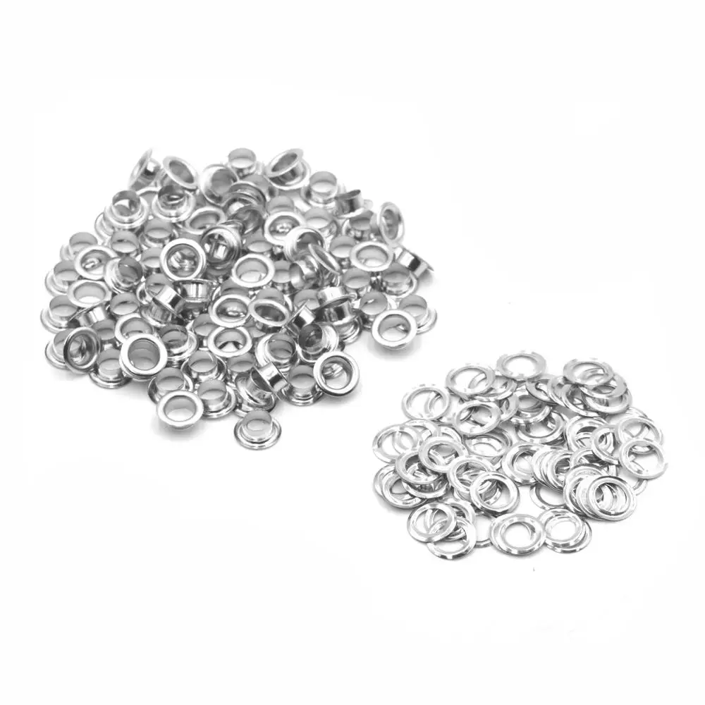 1 комплект пресс форм для люверсов ручной машины и 100 наборов из латуни|Петли