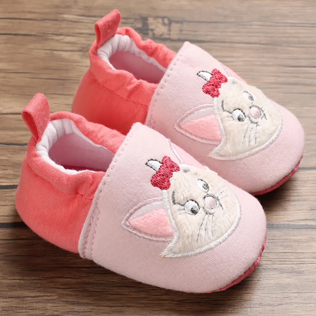 Обувь для маленьких девочек Мультяшные милые удобные разноцветные модные