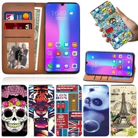 case for huawei honor 8a 8a pro8s9x9x pro10 lite20 lite20 leather stand wallet card photo pu leather phone cover case