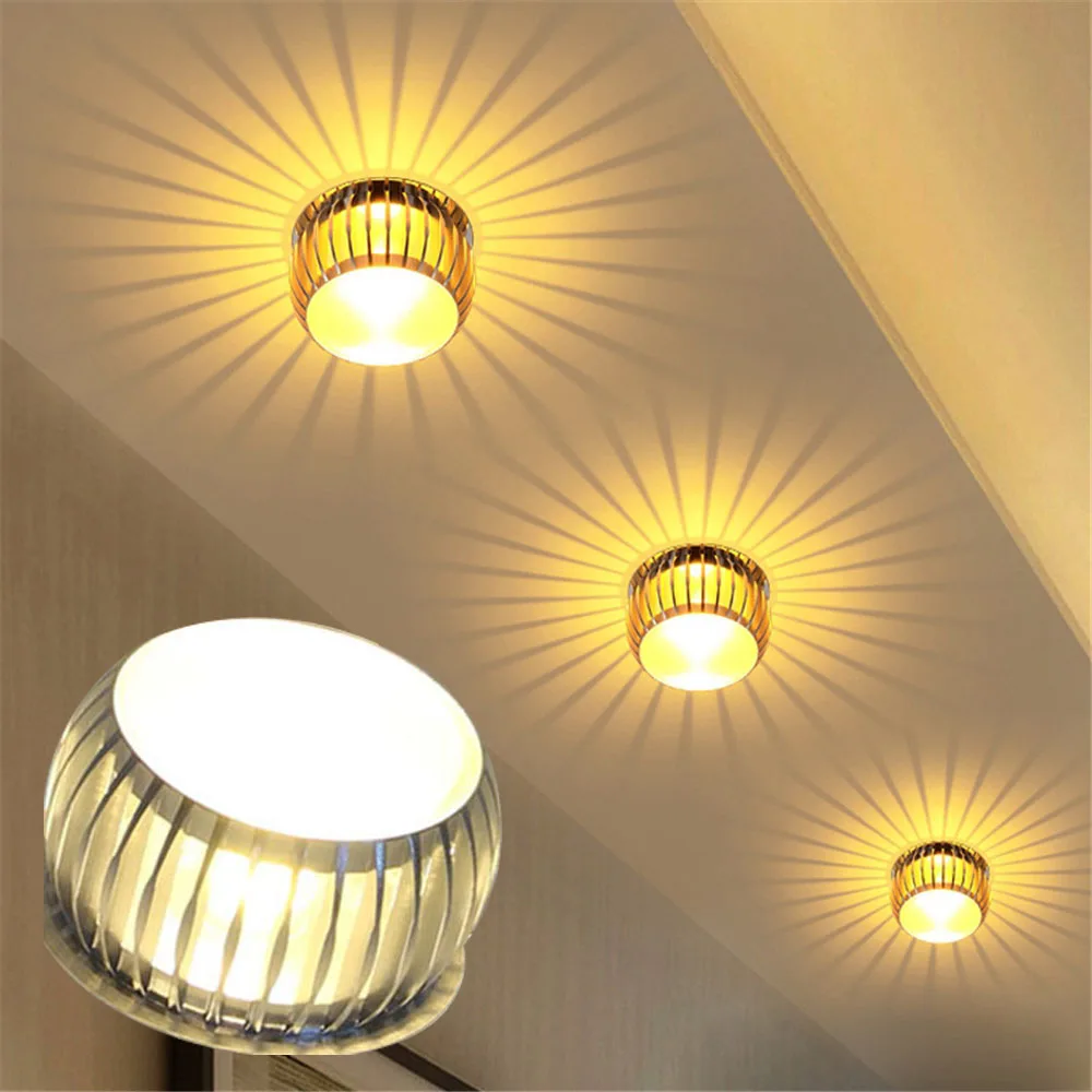 

3W 5W LED Corridor Aisle Ceiling Light LED Entrance lights Modern Ceiling Downlight lamp Home Living Room bulbs AC85~265V