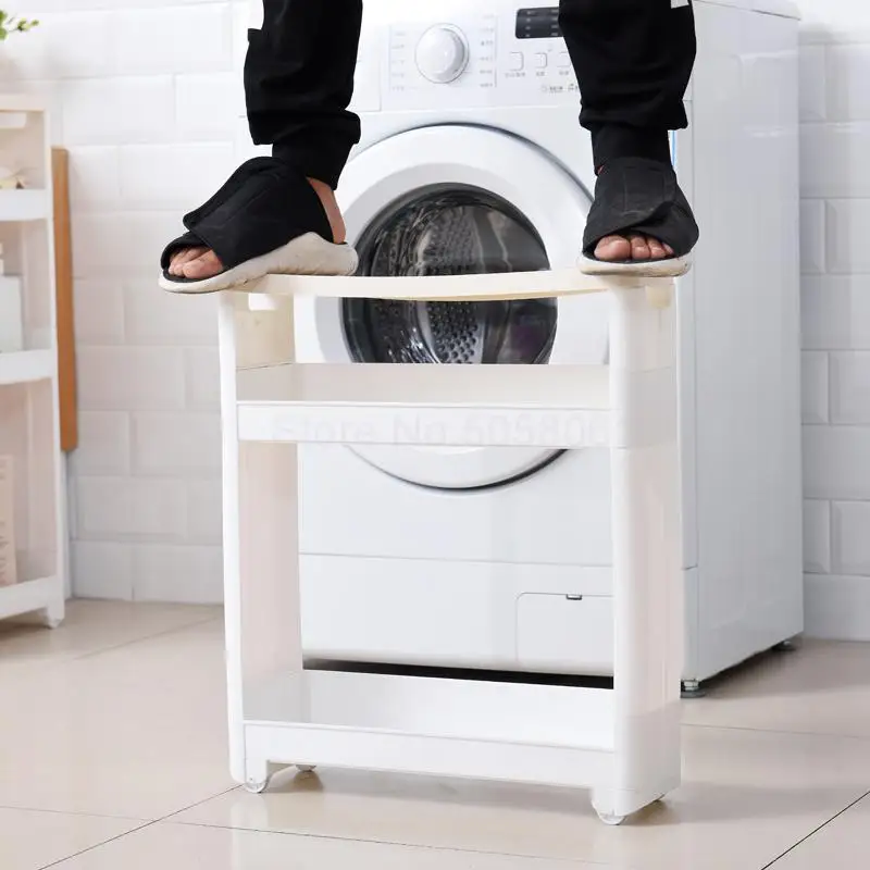 7997 стеллаж для ванной и комнаты пластиковый многоярусный напольный Стеллаж с