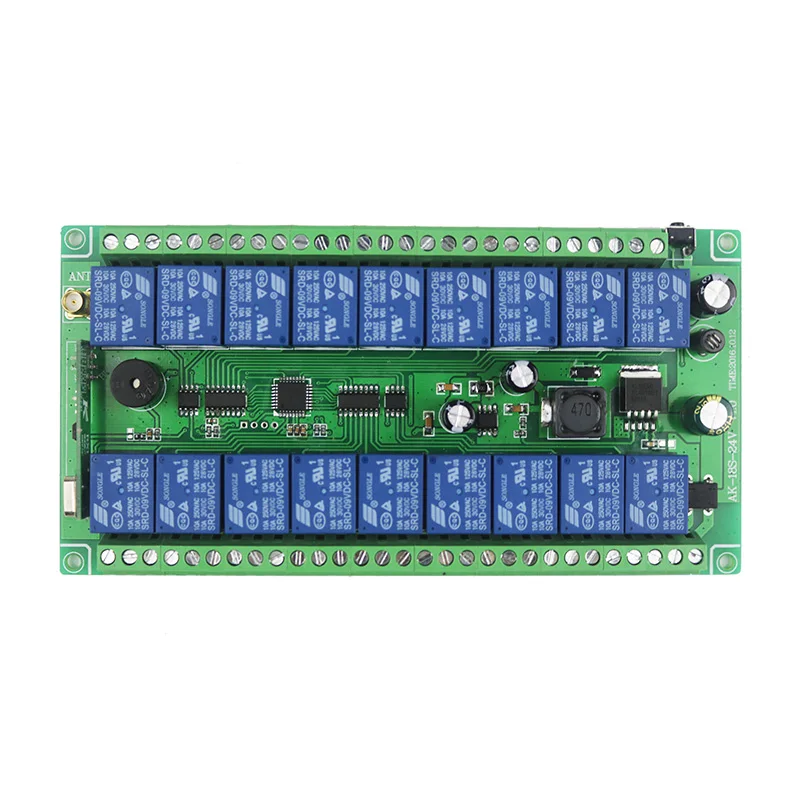 DC 12V 24V 18 CH 18CH RF Беспроводная лампа 4 X передатчик + приемник 315/433MHZ мгновенный