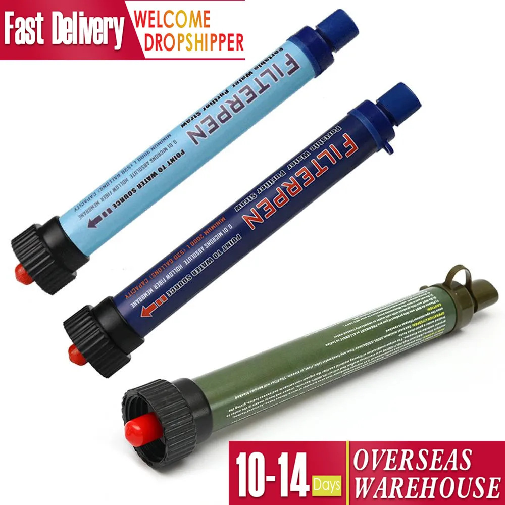 Уличный очиститель воды для кемпинга пешего туризма экстренных ситуаций