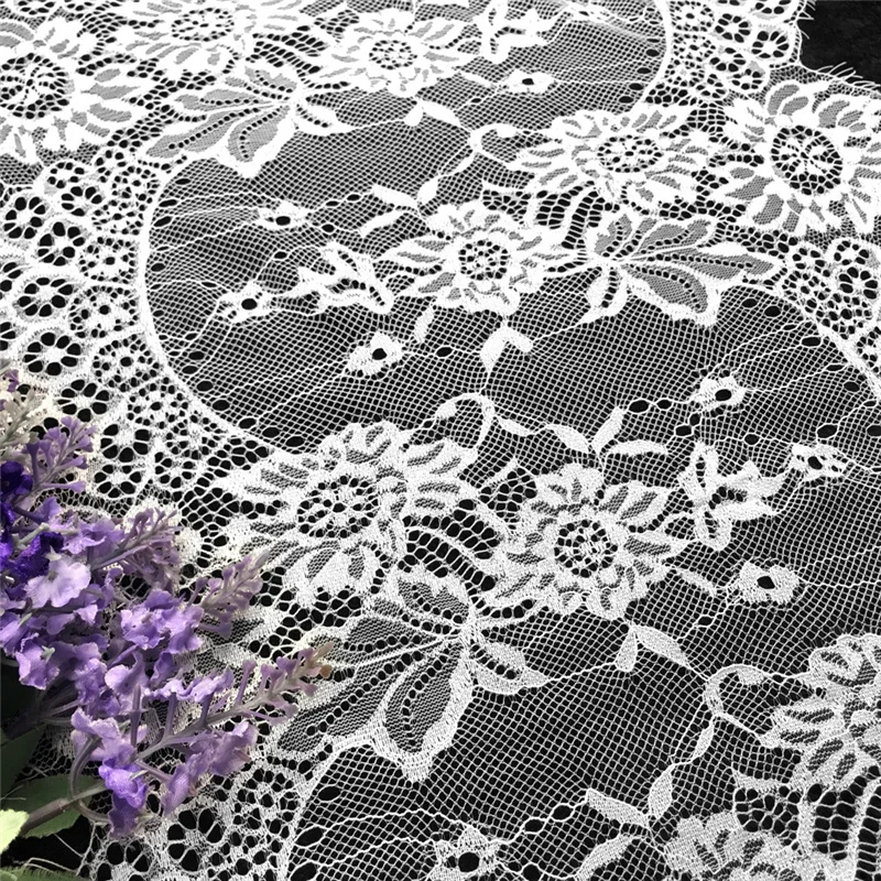 3 м/лот белые черные ресницы кружевная отделка ткань цветок ширина/34 5 см